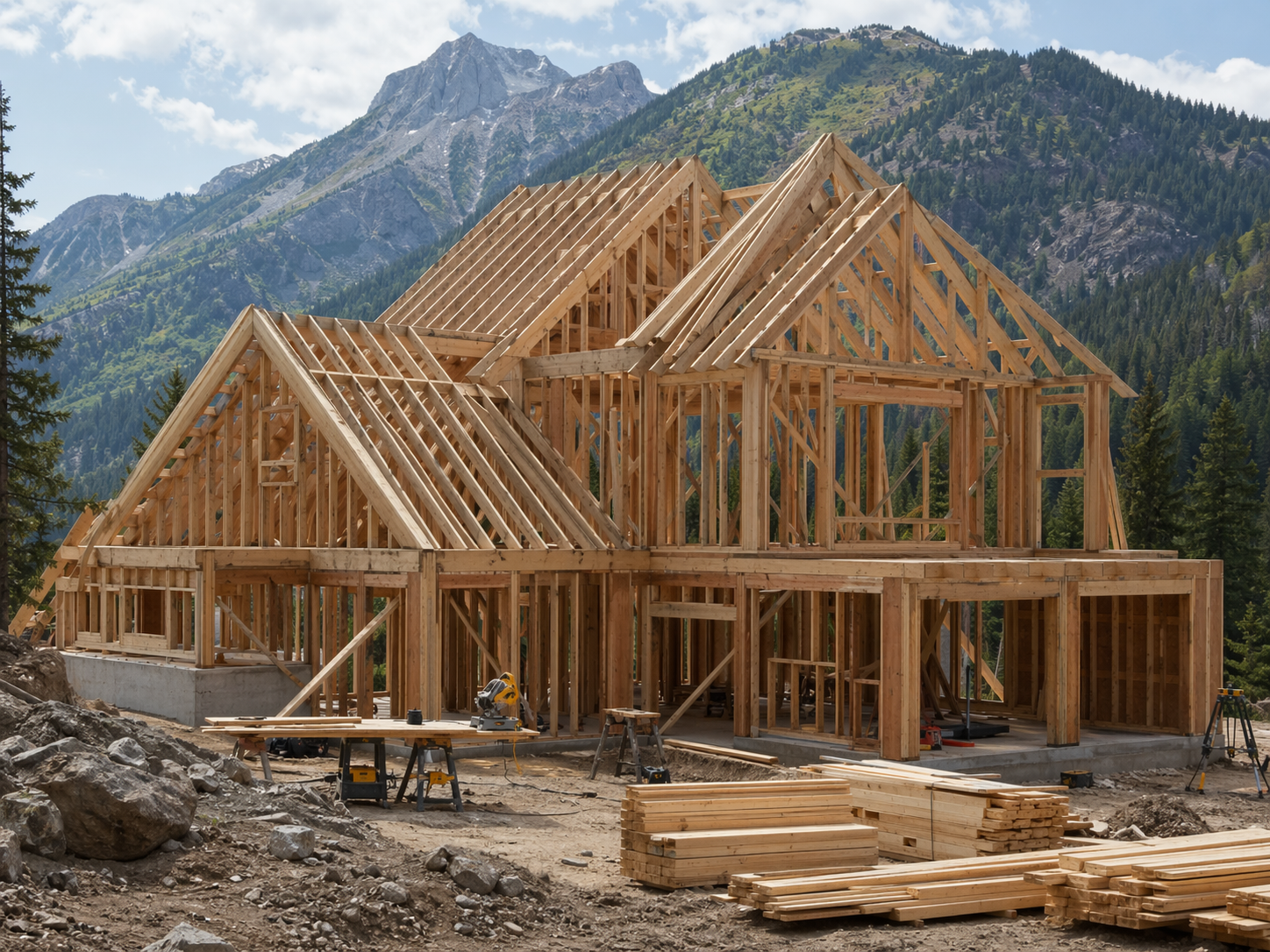Framing Carpentry example